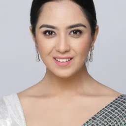 ZENEME Rhodium-Plated American Diamond Studded Quirky Shaped Drop Earrings image 4