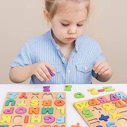 peengh 1 to 20 Wooden Number Numerical Puzzle Counting Board for Preschool Learning Toy image 2
