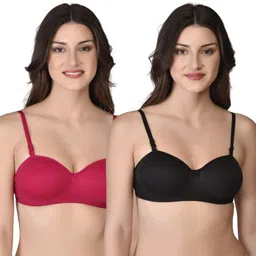 narsingha dreams Pack of 2 Women Balconette Lightly Padded Bra-picture-12