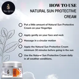 the quinn Sunscreen - SPF 40 SPF 40 Natural Sunscreen | Moisturizing Sun Protective Cream image 2