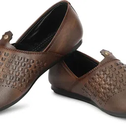 roadfit Breathable Traditional Wedding Slip On Ethnic Juttis|Party Slip On Evening Shoes Mojaris For Men image 3