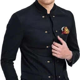 humjoli fashion Men Solid Bandhgala Formal, Casual, Festive, Wedding Blazer-picture-45