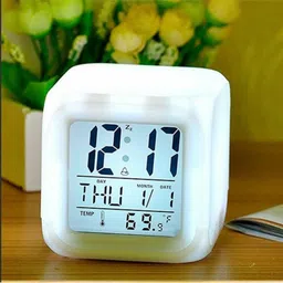 rifof Digital White Clock-picture-23