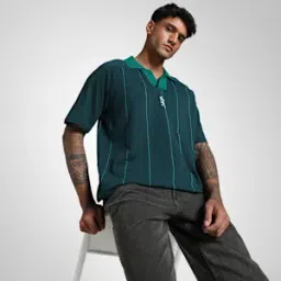 PUMA x RCB Men's Relaxed Fit Striper Polo-picture-24