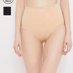 SECRETS BY ZEROKAATA Women Pack of 2 Tummy Shapewear Body Shaper-image-25