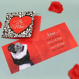 TIED RIBBONS Valentine Day Combo Gift Set 2-Teddy Bear With 2-Mugs & Greeting Card image 4