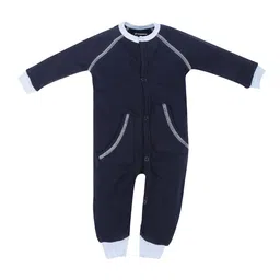 My Milestones Boys Colourblocked Cotton Rompers image 1