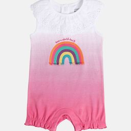 MINI KLUB Girls Printed Round Neck Cotton Romper-picture-47