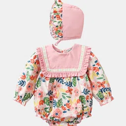 StyleCast Infant Girls Floral Printed Cotton Bodysuit-image-59