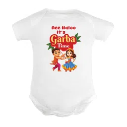 FFLIRTYGO Infants Garba Printed Pure Cotton Bodysuit-image-26