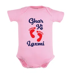 FFLIRTYGO Kids Durga Puja Special Printed Pure Cotton Bodysuit-image-28