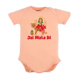 FFLIRTYGO Infants Pure Cotton Durga Puja Special Printed Bodysuit-picture-44