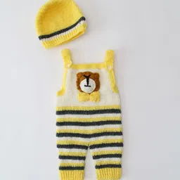 Woonie  Infant Boys Striped Pure Cotton Rompers image 4