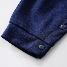 StyleCast Infant Boys Navy Blue Embroidered Romper image 4