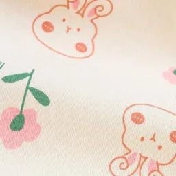 StyleCast Infant Girls Pink Printed Cotton Rompers image 4
