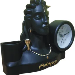 Analog Adiyogi Shiv Idol Designer Table Clock-image-21
