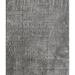 Saral Home Grey Solid Cotton Shaggy Carpet image 2