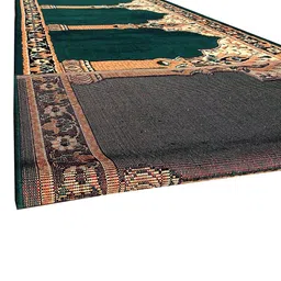 F & B RUGS Green Floral Printed Carpets image 2