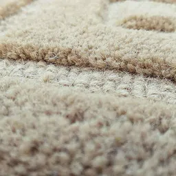 Safiya Carpet Camel Brown Geometric Hand-Tufted Woollen Carpets image 5