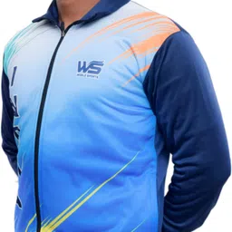 world sports Men Colorblock Sports Jacket image 3