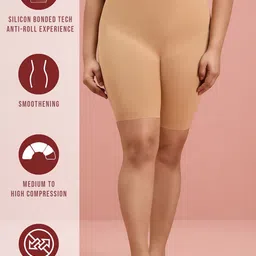 Nykd Women Mid-Rise Seamless Tummy & Thigh Shapewear image 4