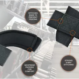 shopeleven Weight Lifting Straps - Non-Slip Wrist Supporter with Padded Cuff for Gym Wrist Support image 2