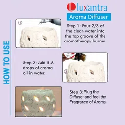 luxantra Lemongrass Aroma Oils Diffuser Set image 5