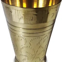 Pure Bronze Kansa Glass Handmade for Drink Water Health Benifit (3.Wx4.H) Inch Glass Water/Juice Glass-image-80