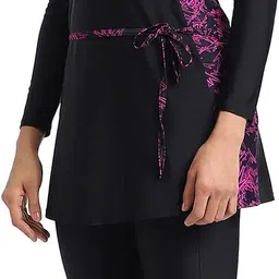 speedo Two Piece Full Bodysuit - Endurance 10 Solid Women Swim-dress Black Swimsuit image 3