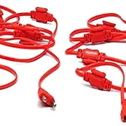 sauran 1 LEDs 1 m Orange Steady String Rice Lights image 2