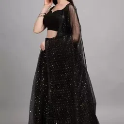 krimaa Embellished Semi Stitched Lehenga Choli image 3