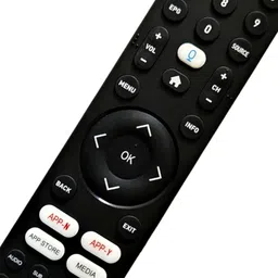ERNIL Tv Remote Compatible for LED SHF3291 (Non-Voice) Intex Android Smart LED TV (Your Old Remote Must be Exactly Same) Remote Controller image 2
