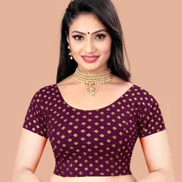Round Neck Women Blouse-image-96