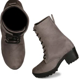 ishransh Casual Calf Long Boots For Women image 3