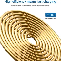 Cokoeye Round Wireless Charger Pad | Fast Charging for Android & iPhone | Slim Design Charging Pad image 4