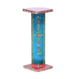 craft tree Handpainted Engineered Wood Corner Wall Shelf image 2