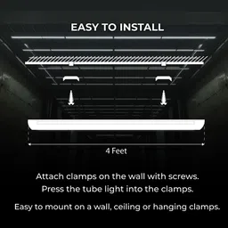 nortek Essenza+ 40W Led Tube Light Cool White Pack of 1 40 W 50 cm Tube Light image 3