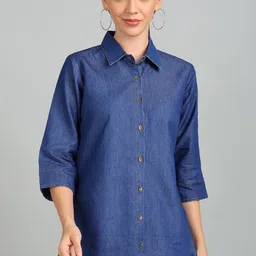amazingcollection Women Regular Fit Solid Casual Shirt-picture-28