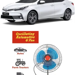 genipap Oscillating Fan 6 Inch 12V Automotive For Car/Truck/Auto rickshaw-PKN1199 Car Interior Fan-picture-31