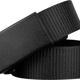 provogue Men Casual, Evening, Party Black Nylon Belt image 3