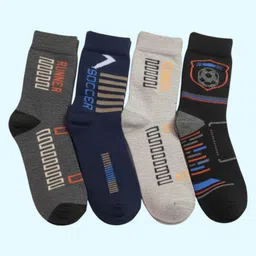 naosucura Men Graphic Print Mid-Calf/Crew image 1