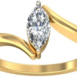 avsar AVR605YB 14kt Cubic Zirconia Yellow Gold ring-image-48