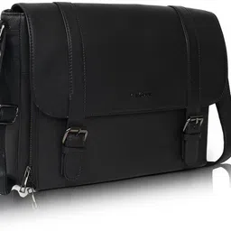 cimoni Men Black, Black Messenger Bag image 2