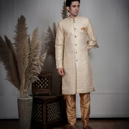 N.B.F Fashion Self Design Sherwani-picture-31