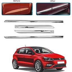 carshade Full Chrome Side Beading Protector for VOLKSWAGEN Polo Model Car Beading Roll For Door-picture-10