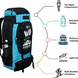 amicoleben Hiking/Trekking/Camping Bag/Backpack for Adventure Camping Rucksack Rucksack - 65 L image 4