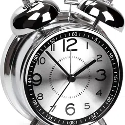 adoxer Analog Silver, Black Clock image 1