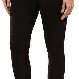 plek Solid Women Black Tights image 1