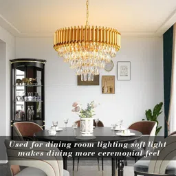 adwait Modern Crystal Chandelier Chandelier Ceiling Lamp image 3