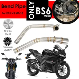 otoroys R15V3 and MT15 BS6 Models Bend Pipe Yamaha R15 Slip-on Exhaust System-picture-27